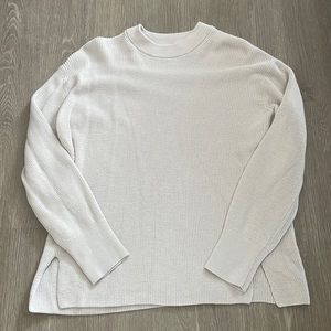 Merino wool crew neck sweater